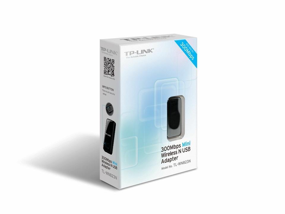 TP-Link Mini Adaptateur USB WiFi N 300Mbps TL-WN823N