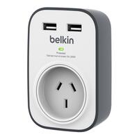 Belkin 1 Outlet Surge Protector x 2 USB Port