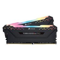 Corsair VENGEANCE RGB PRO 16GB (2x8GB) 3600MHz CL18 Black RGB LED DDR4 Desktop RAM Memory Kit