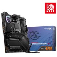 MSI MPG X670E CARBON WIFI AMD AM5 RGB LED WiFi 6E ATX Motherboard