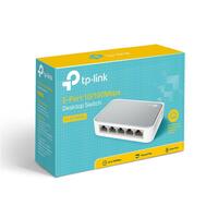 TP-Link 5-Port 10/100Mbps Desktop White Switch