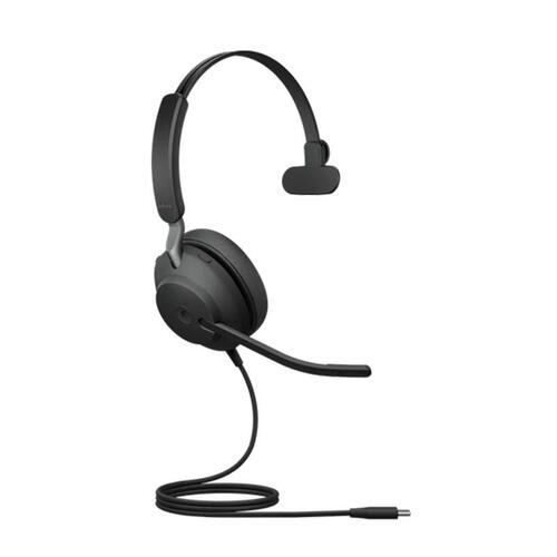 Jabra Evolve2 40 Black MS Mono USB Type-C Headset