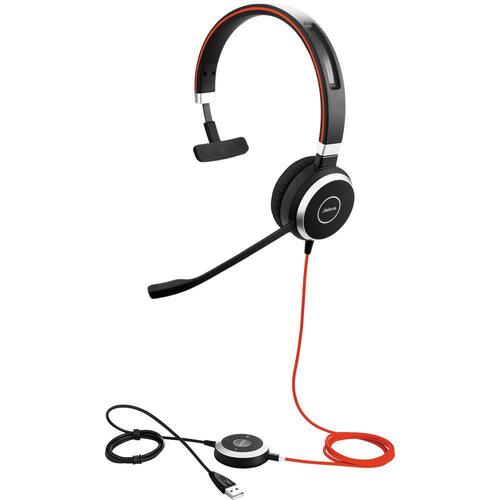 Jabra Evolve 40 MS Black Mono USB-A And 3.5mm Headset