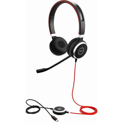Jabra Evolve 40 MS Stereo Black USB Type-C & 3.5mm Headset