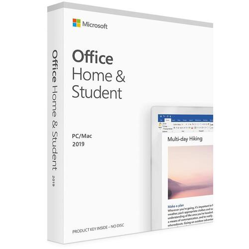 Microsoft Office 2019 Home and Student PC/Mac Retail Pack