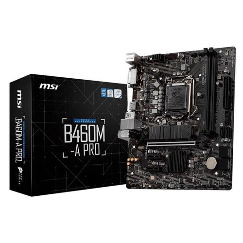 MSI B460M-A PRO Intel LGA 1200 mATX Motherboard
