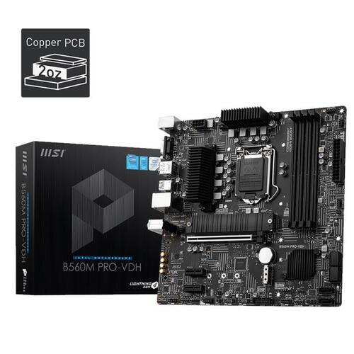 MSI B560M PRO-VDH Intel LGA 1200 mATX Motherboard