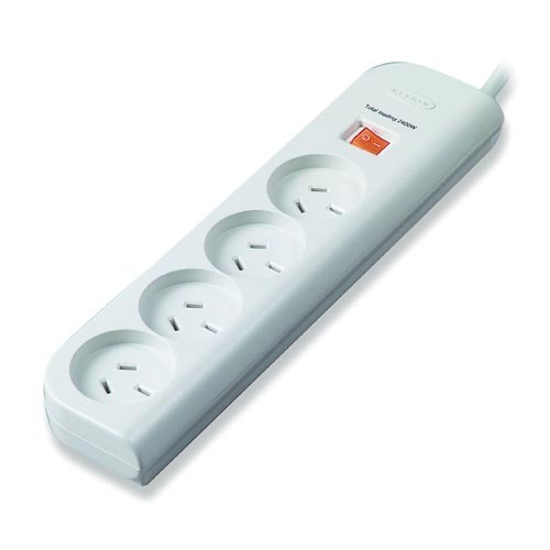 Belkin 4 Port Economy Surge Protector White