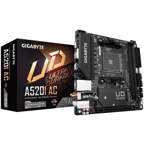 Gigabyte A520I AC AMD AM4 WiFi ITX Motherboard
