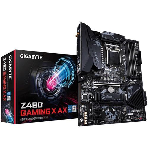 Gigabyte Z490 GAMING X AX Intel LGA 1200 RGB LED WiFi 6 ATX Motherboard