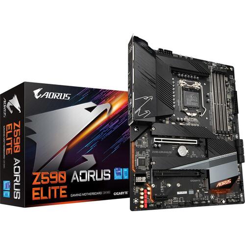 Gigabyte Z590 AORUS ELITE Intel LGA 1200 RGB LED ATX Motherboard