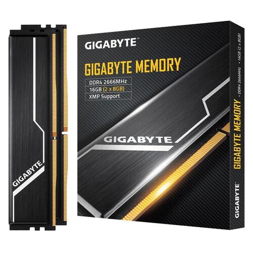 Gigabyte 16GB (2x8GB) 2666MHz CL16 Black DDR4 Desktop RAM Memory Kit