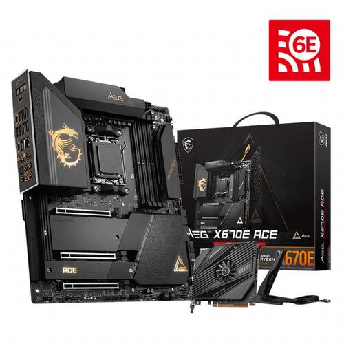 MSI MEG X670E ACE AMD AM5 RGB LED WiFi 6E EATX Motherboard