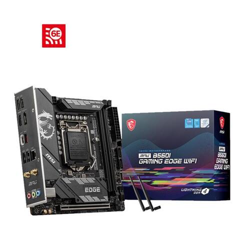 MSI MPG B560I GAMING EDGE WIFI Intel LGA 1200 WiFi 6E ITX Motherboard