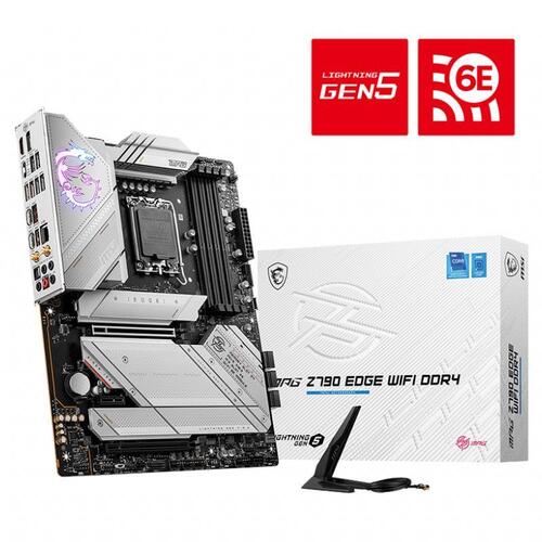 MSI MPG Z790 EDGE WIFI DDR4 Intel LGA 1700 RGB LED WiFi 6E ATX Motherboard