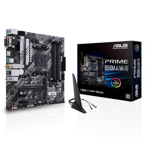 Asus PRIME B550M-A (WI-FI) AMD AM4 WiFi 6 mATX Motherboard