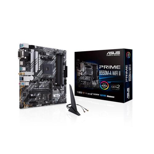 Asus PRIME B550M-A WIFI II AMD AM4 WiFi 6 mATX Motherboard