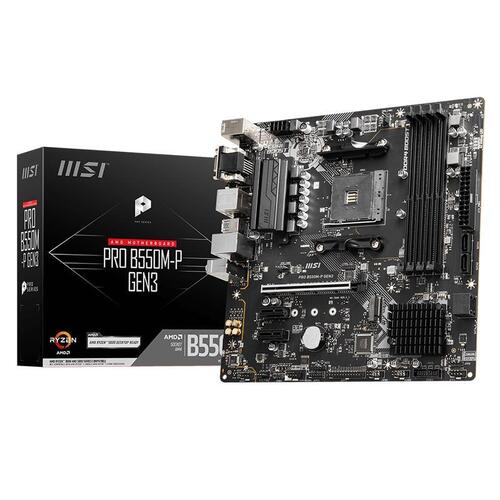 MSI PRO B550M-P GEN3 AMD AM4 mATX Motherboard