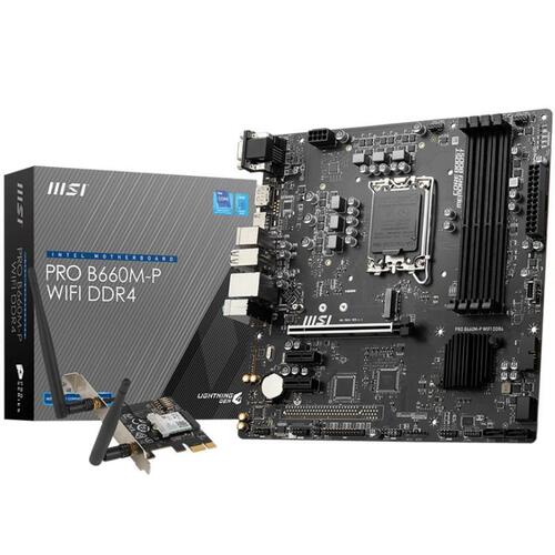 MSI PRO B660M-P WIFI DDR4 Intel LGA 1700 WiFi mATX Motherboard