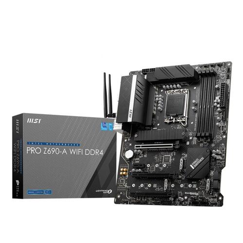MSI PRO Z690-A WIFI DDR4 Intel LGA 1700 RGB LED WiFi 6 ATX Motherboard