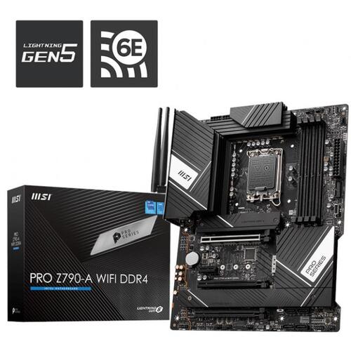 MSI PRO Z790-A WIFI DDR4 Intel LGA 1700 WiFi 6E ATX Motherboard