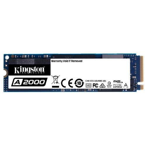 Kingston A2000 500GB 3D NAND 2,200MB/s PCIe NVMe M.2 SSD