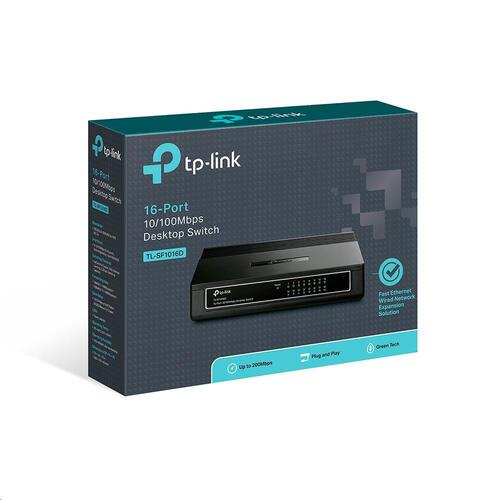 TP-Link TL-SF1016D 16-Port 10/100Mbps Desktop Switch