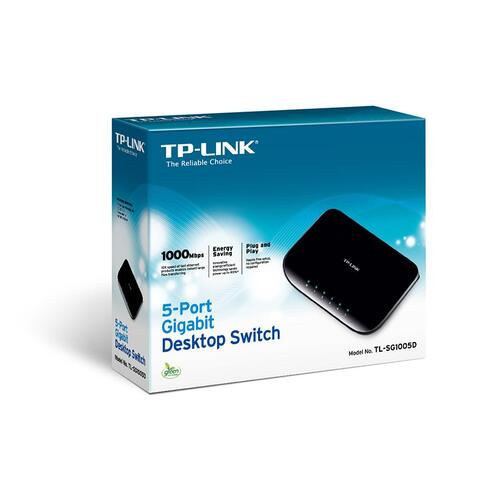 TP-Link TL-SG1005D 5-Port Gigabit Desktop Switch
