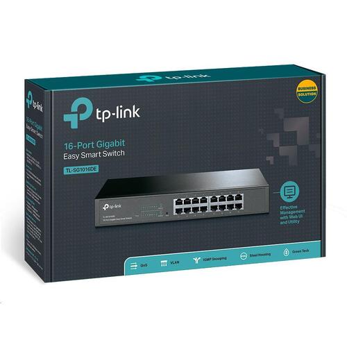 TP-Link TL-SG1016DE 16-Port Gigabit Easy Smart Switch