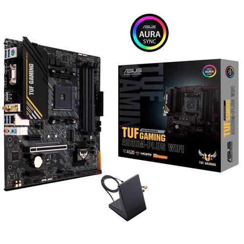 Asus TUF GAMING A520M-PLUS WIFI AMD AM4 mATX Motherboard