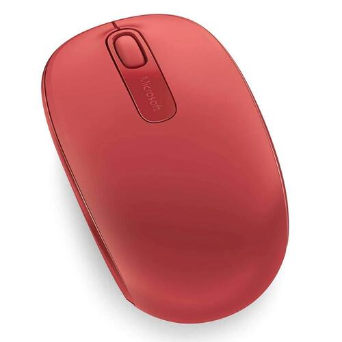 Microsoft Mobile 1850 Wireless Optical Ambidextrous Flame Red Mouse