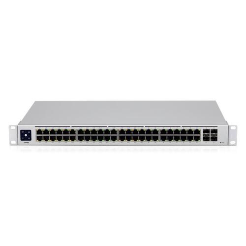 Ubiquiti UniFi Touch Display 48 Port PoE+ Managed Rackmount Gigabit Network Switch