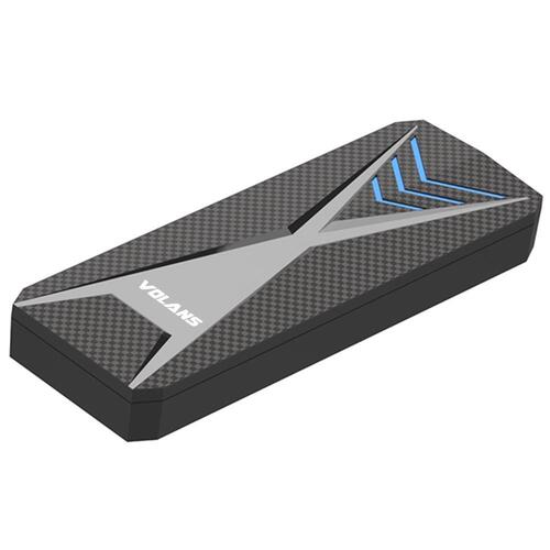 Volans VL-UCM2-RGB NVMe PCIe (M Key) M.2 SSD to USB3.1 Gen 2 Type C Enclosure 10Gbps with RGB LED