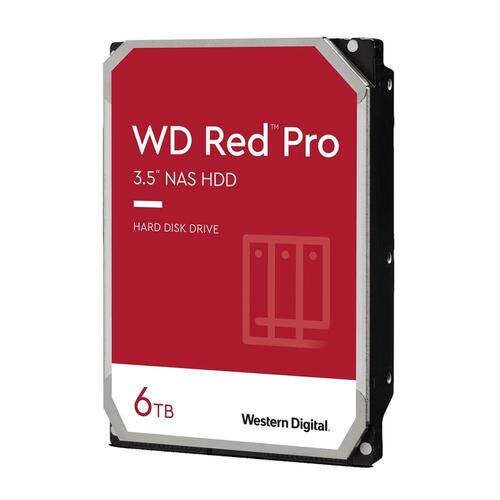 WD Red Pro 6TB 7200 RPM 3.5" SATA NAS Hard Drive
